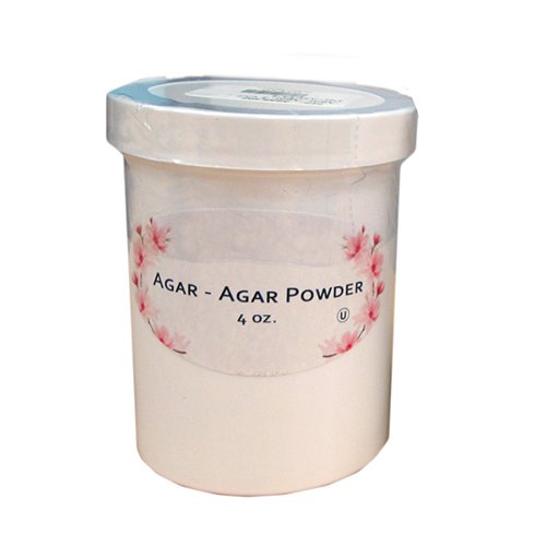 Agar Agar Gelatin-Substitute Powder, Kosher Certified - 8 Ounce