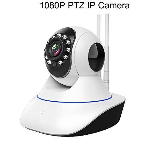 ZYZZ Dome Camera, 1080P HD Indoor Pan/Tilt/Zoom Wireless IP Security Surveillance with Night