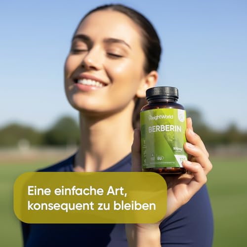WeightWorld Berberin Kapseln - 4 Monate Vorrat - 120 vegane Kapseln – Ansicht 6