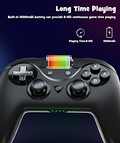 Yccteam Wireless Pro Controller For Switch/Lite/Oled, Switch Controller Support Adjustable Turbo Function, Switch Remote Controller Gamepad With Wake-Up, Motion Control And Vibration #TOP7
