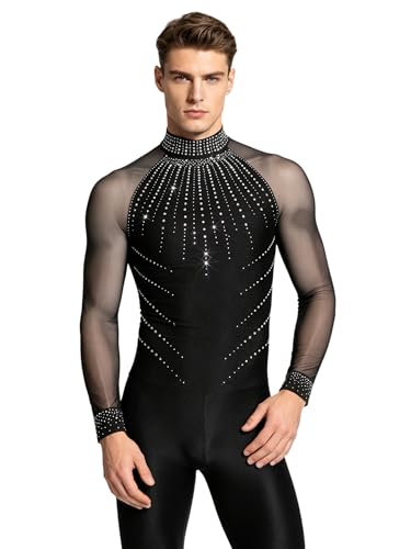 Combinaison gymnastique pour homme extensible et respirante