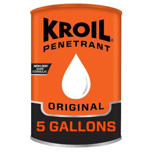 Image of Kroil Original Penetrant - Rust Penetrating Lubricant - Corrosion Inhibitor Oil for Chains, Hinges & Stuck Metal Parts - Home & Industrial Use - Pail - 5 gal - 1 Pack (KL051)