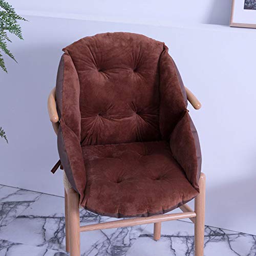 Image of Plush Seat Cushion Thick Tufted Chair Cushion Wasit Back Support Chair Pads Soft Chair Nest Cushions with Tie strap for Wheelchair Armchair Office Chair Dining Chair Sofa and Garden Bench