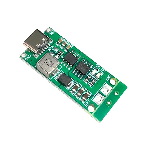 Image of ROBOWAY 10Pcs 4S 1A Polymer Lithium Ion Charger Type-C | 14.8V 18650 Battery Charging Module | USB-C Input, Boost Converter, LED Indicator, Overcharge Protection (Pack of 10)