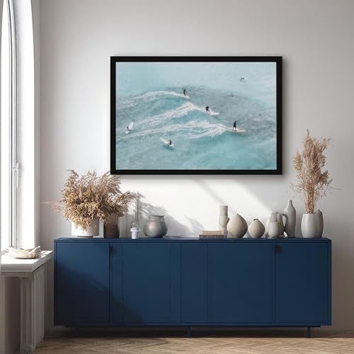 Toile hawaïenne pour salon : tableau déco voyage 30x45 cm
