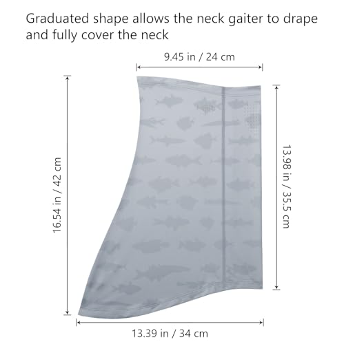 Image of BASSDASH UPF 50+ Breathable Neck Gaiter, Quick Dry Face Mask for Men Women