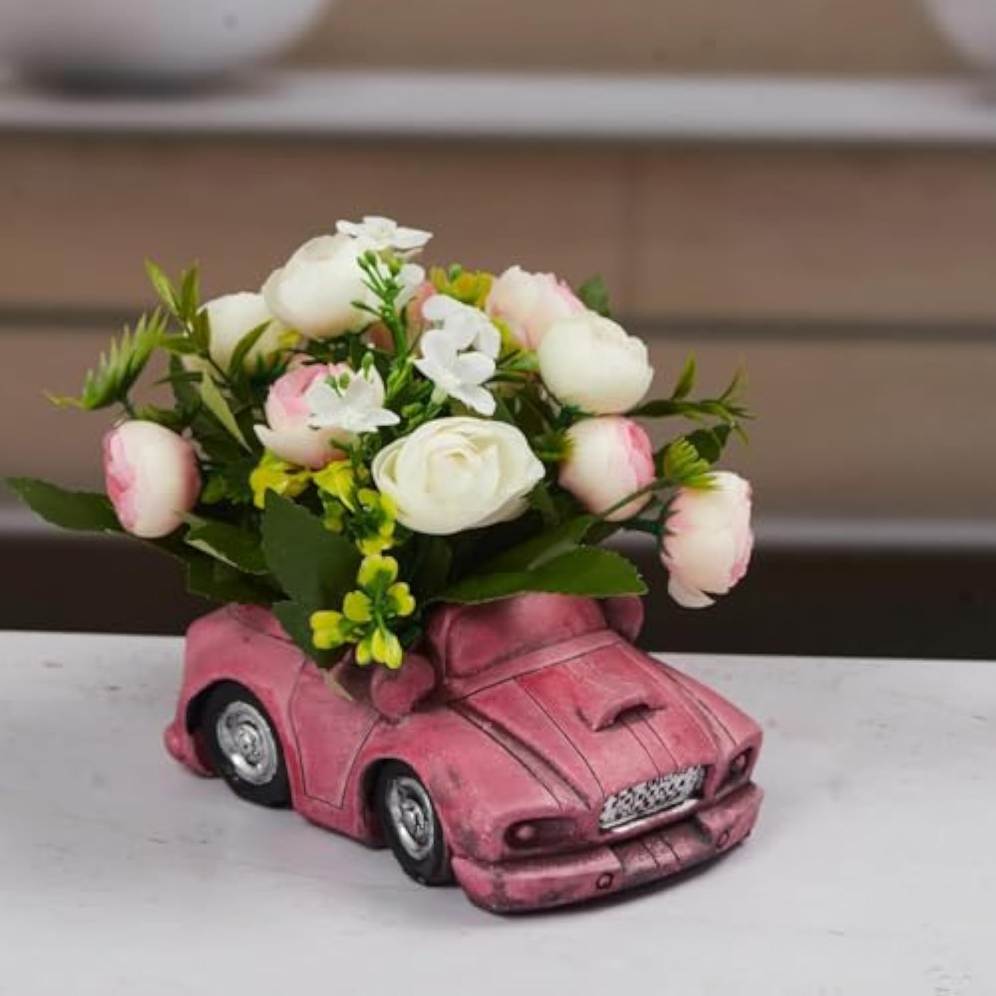 Artificial Flower Plant in Designer Pot Stand
