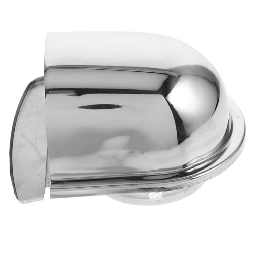 BUGUUYO 丸型ステンレス製換気口カバー 屋外対応 排気ファン用壁面通気口カバー 乾燥機 換気扇 排気口部品 ガレージ 浴室 商業施設対応