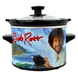 Uncanny Brands Bob Ross 2 Quart Slow Cooker- Happy Little Tree Appliance