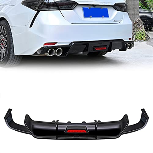 Diffuseur arrière avec lumière pour Toyota Camry SE XSE 2018-2022 en ABS