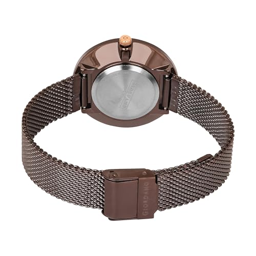 Image of Giordano Eleganza Collection Analog Wrist Watch for Women with Color Variant, Stylish Wired Metal Mesh Band| Ladies | Girls to Compliment Your Look | Ideal Gift for Female - GD-4062