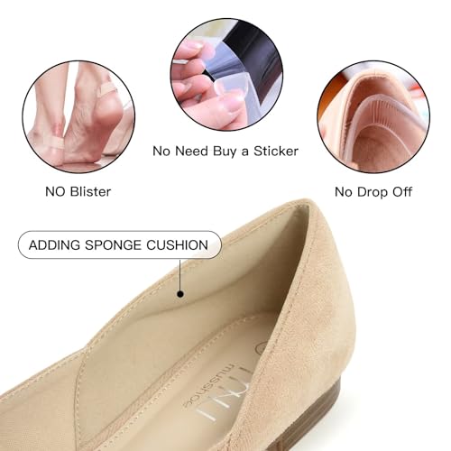 MUSSHOE Flats Shoes Women Pointed Toe Flats for Women Elegant Women's Flats3