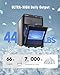 Maksone Countertop Nugget Ice Maker with APP Control, 44lbs/24H,Ready in 7 Mins,Crushed ice Maker,Sonic Pebble Ice Machine