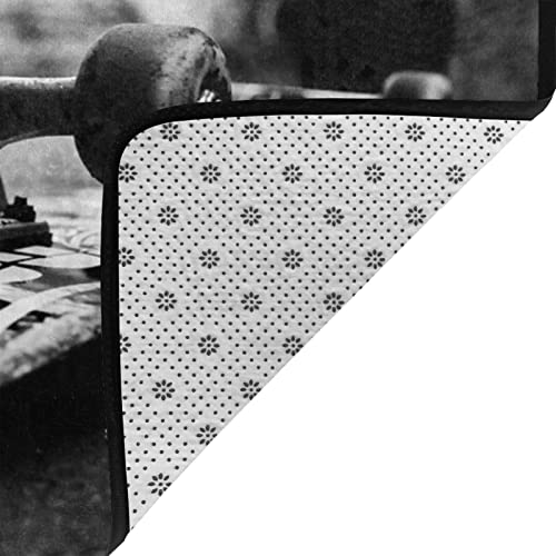 Skate Boards Area Rug, Upholstered Comfort Mat For Living Room, Kitchen, Office & Garage - Anti-Slip Rug, Large Area Rug #TOP2