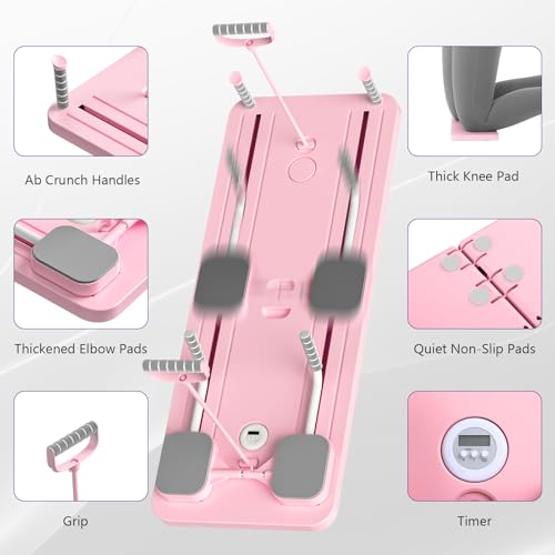 image for JANUA Pilates Board Reformer Set, 5 in 1 Multi-Purpose Foldable Pilate
