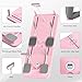 JANUA Pilates Board Reformer Set, 5 in 1 Multi-Purpose Foldable Pilates Sliding Board for Home, Pink