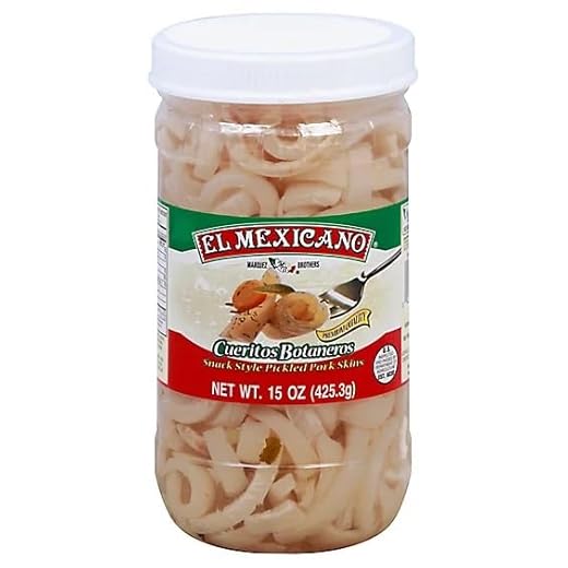 15 oz. Pickled Pork Skins (Pack of 6)