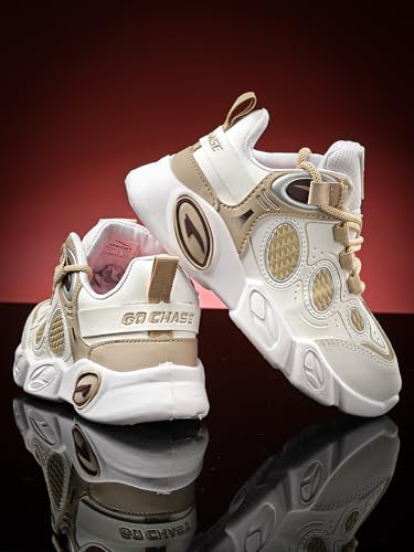 Image of ASIAN Kids VISION-01 Stylish Casual Chunky Sneakers with Laces for Boys, Trendy and Comfortable Shoes Perfect, Walking, and Outdoor Play, Lightweight and Durable Design Suitable for Kids