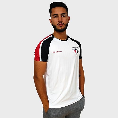 Camisa São Paulo Quad Símbolo - Masculino Tamanho:M;Cor:Branco