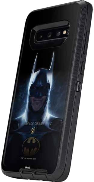Skinit Decal Skin Compatible with OtterBox Defender Galaxy S10 - Officially Licensed Warner Bros The Flash Movie: Batman Poster Design