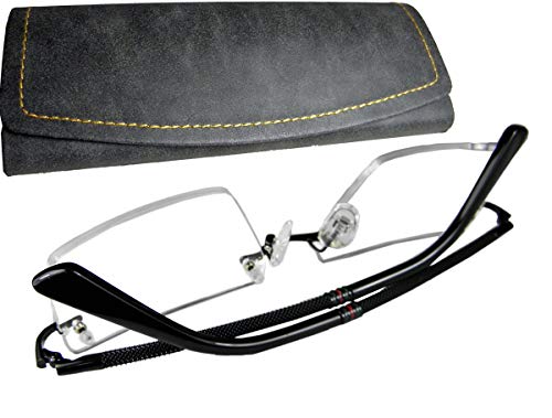 Image of Circleperson Rimless Pure Titanium Eyeglasses frames Square Light Weight