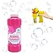 Pink 16oz Concentrated Bubble Solution 4-Pack, Refills up to 1.25 Gallons, Non-Toxic Concentrated Solution for Bubble Machines, Giant Bubble Wands, Bubble Gun and Blowers
