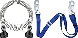 NTR Zipline Spring Brake 5.3FT and Safety Harness Lanyard Blue
