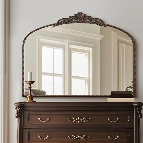 Micasso Large Bronze Vintage Mirror: 40'x 30' French Baroque Antique Mirror - Traditional Ornate...