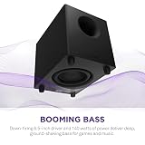 NZXT Relay Subwoofer PC - AP-SUB80-EU - Czarny - 140 W - Głębokie basy - 6,5-calowy głośnik Down-Firing