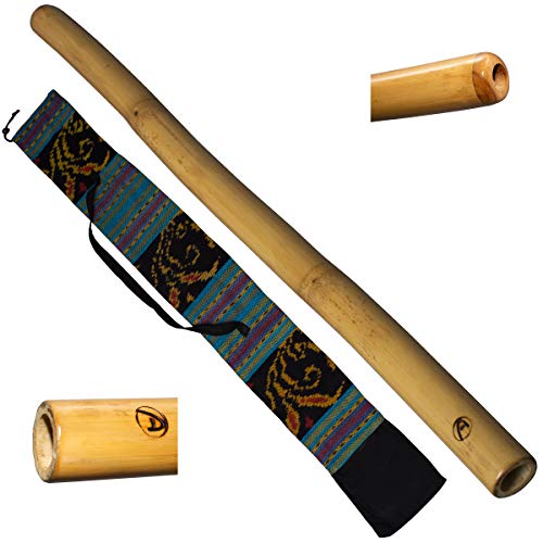 Australian Treasures - DIDGERIDOO: Bamboo PRO-series 120cm - incluyendo bolsa de didgeridoo