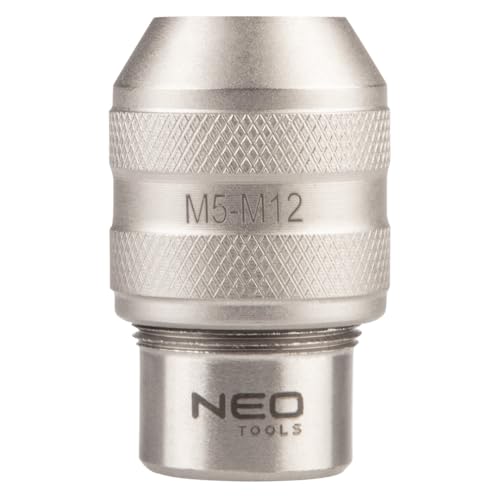 NEO TOOLS Mandrin pour taraud, taraud, mandrin, porte-outils, visseuse sans fil/perceuse, adaptateur de taraud 3/8