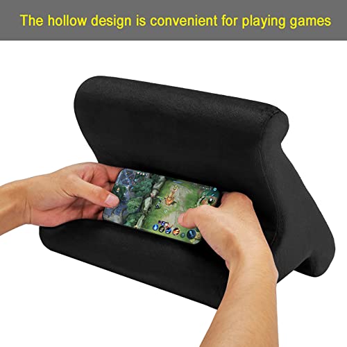 SAMHOUSING Tablet Pillow Stand - 3 Viewing Angles, Compatible with Tablets, Phones & iPad Pro 9.7, 10.5, 12.9 Air Mini 4, Kindle, E-Reader & Books (Black) by SAMHOUSING - Image 3