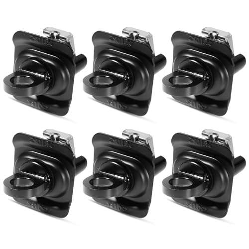 AUTOBABA 6PCS 23146899 Truck Bed Tie Down Anchors Compatible with 2014-2025 Chevy Silverado GMC Sierra 2015-2025 Chevy Colorado GMC Canyon Truck Bed Tie Downs Replacement Accessories