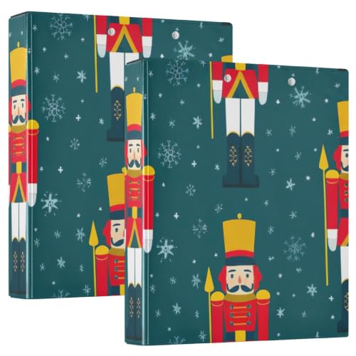 Classeur 3 anneaux de Noël vert pour organiser vos cours à l'université