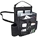 Luxja Organisateur de Stockage de siège de Voiture, Organisateur de siège de Voiture Avant, Sac de Stockage de Dos de Voiture avec Le Stockage d'ordinateur Portable et de comprimé, Noir