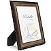 8x10 Picture Frame Antique Brown - Mount / Desktop Display, Frames by EcoHome