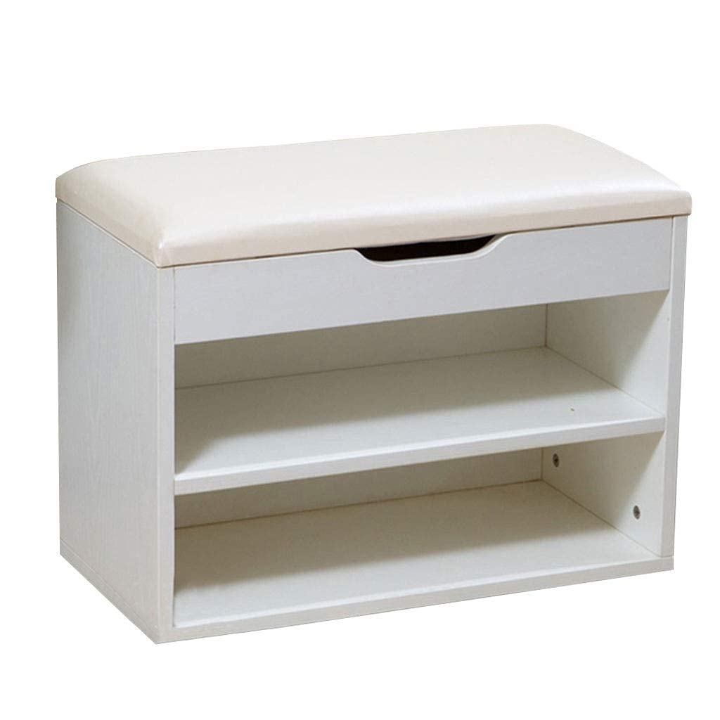 UWY Shelves Shoe Rack 2-Level Bench Storage 40/60 X 30 X 45 Cm Ailin Home (Size : 80cm),Size:80cm (Size : 60cm)