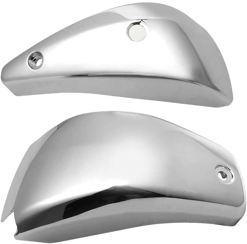 Motorcycle Chrome Battery Side Fairing Covers For Ya-maha V Star 1300 XVS1300CT Tourer 2007-2017
