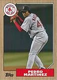 2022 Topps Archives #231 Pedro Martinez 1987 Topps NM-MT Boston Red Sox Baseball