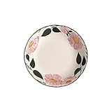 wildrose tiefe teller Charmanter Suppenteller mit verspieltem Blumendekor zum Servieren von Kalt und Warmspeisen aller Art