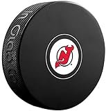 Inglasco New Jersey Devils Offizielles NHL Logo Souvenir Autogramm Hockey Puck