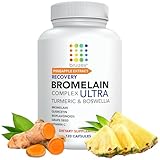 BRUIZEX Ultra Bruising Relief Supplement, 120 Capsules | Swelling Surgery Supplements for Bruised Skin and Trauma Recovery | Contains Bromelain, Quercetin, Turmeric and Boswellia