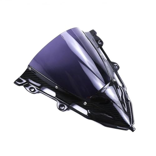 Carénage en fibre de carbone pour CBR650R pare-brise double bulle