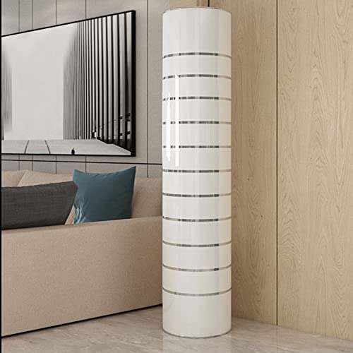 Zapatero inteligente giratorio de esterilización de 360°, almacenamiento moderno de entrada (blanco/plata, 99 cm, 6 capas)
