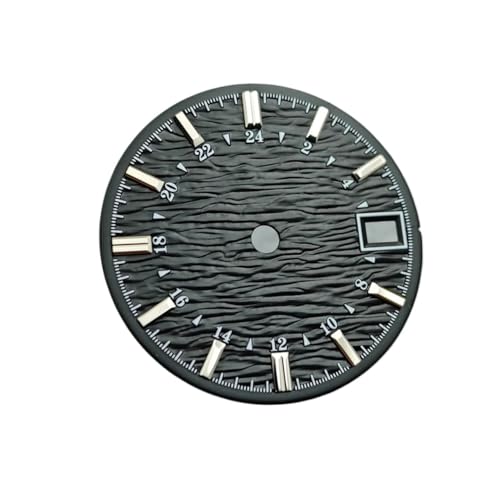 Montre 28,5 mm NH35 NH34 éviter jeu mécanique boîtier noir accessoire unique