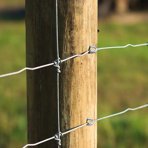 image for Svling 1 Inch Fence Staples For Wire Fencing, 280pcs U-shaped Nails, H