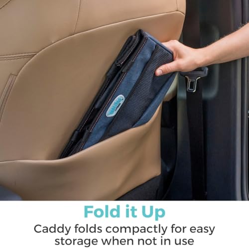 Toddleroo by North States - Car Organizer Caddy: Portable Diaper Caddy for Car - Baby Car Organizer & Storage - Navy - Image 6