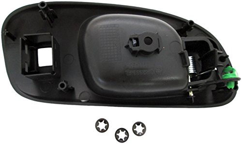 Dorman 82088 Front Driver Side Interior Door Handle Compatible With Select Dodge Models, Black; Textured #TOP2