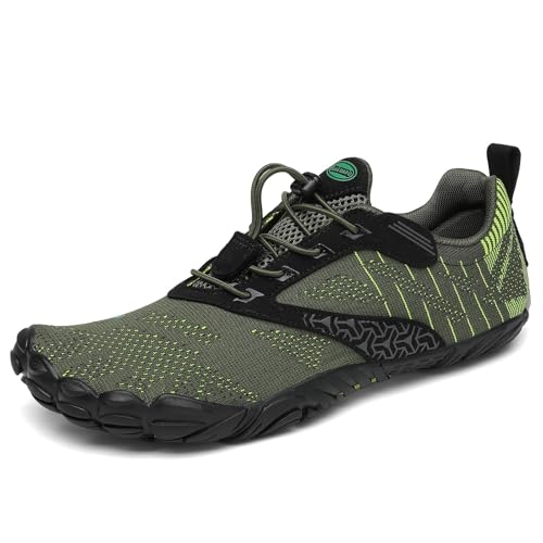 Image of SAGUARO Womens Mens Barefoot Shoes Minimalist Trail Runner Wide Toe Box Zero Drop Outdoor Cross Training Shoe