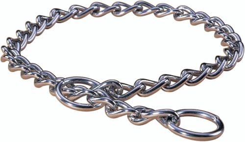 Hamilton Metal Slip Link Choke Chain Dog Collar, Extra Heavy 4.0mm x 30'